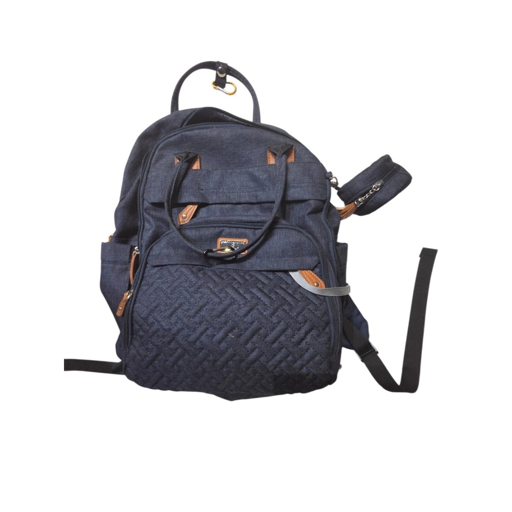 BabbleRoo Multifunction Large Capacity Diaper Bag Backpack -Dark Gray Unisex